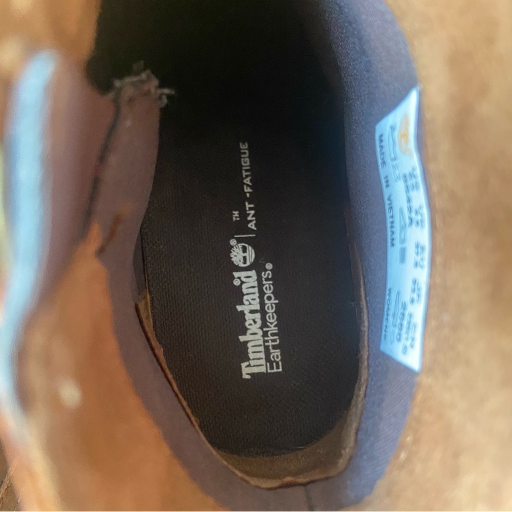 Timberland Earthkeepers Trenton Ankle Boots Womens Sz 6.5 Brown Leather 8542A - Picture 9 of 10